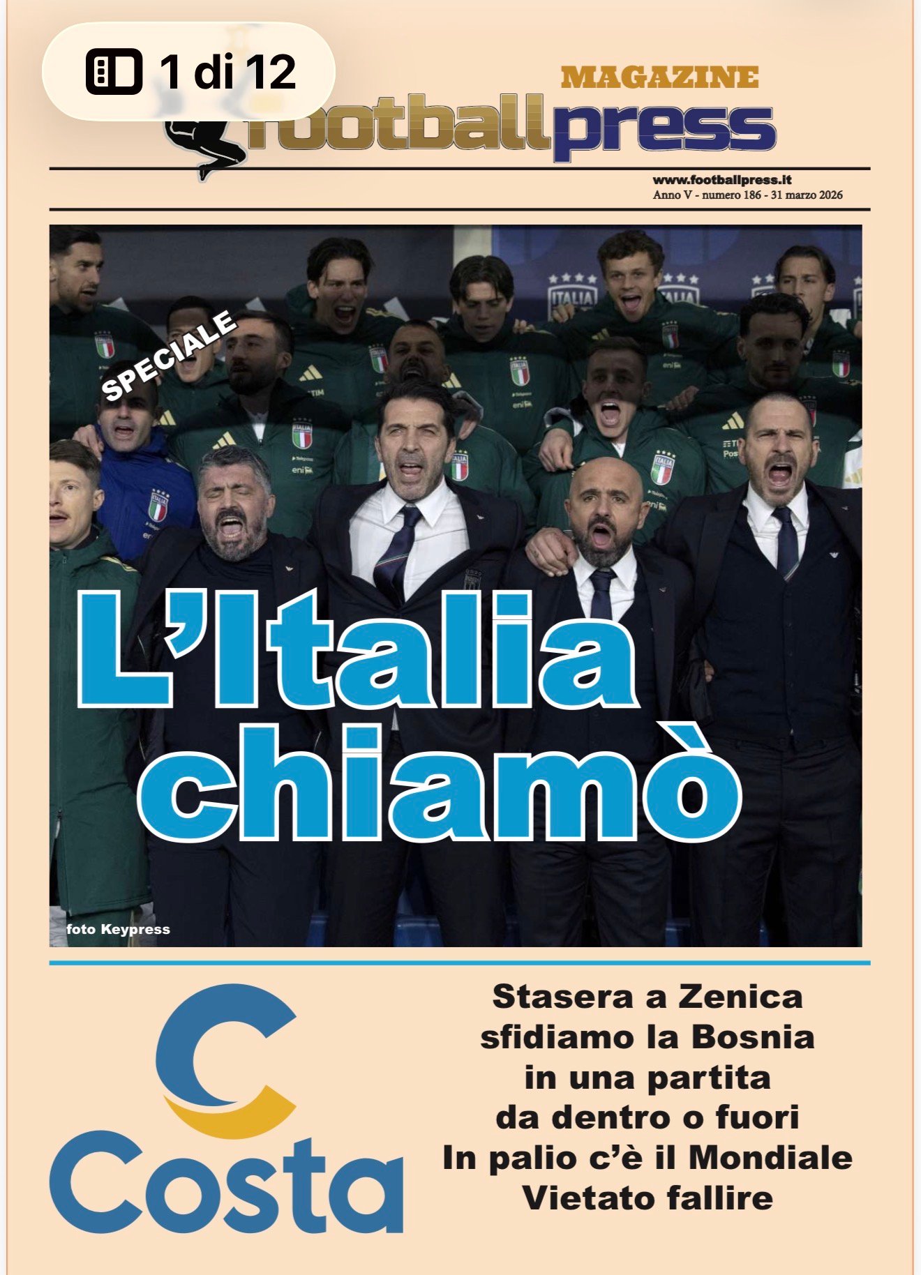 FOOTBALLPRESS MAGAZINE – NUMERO 186