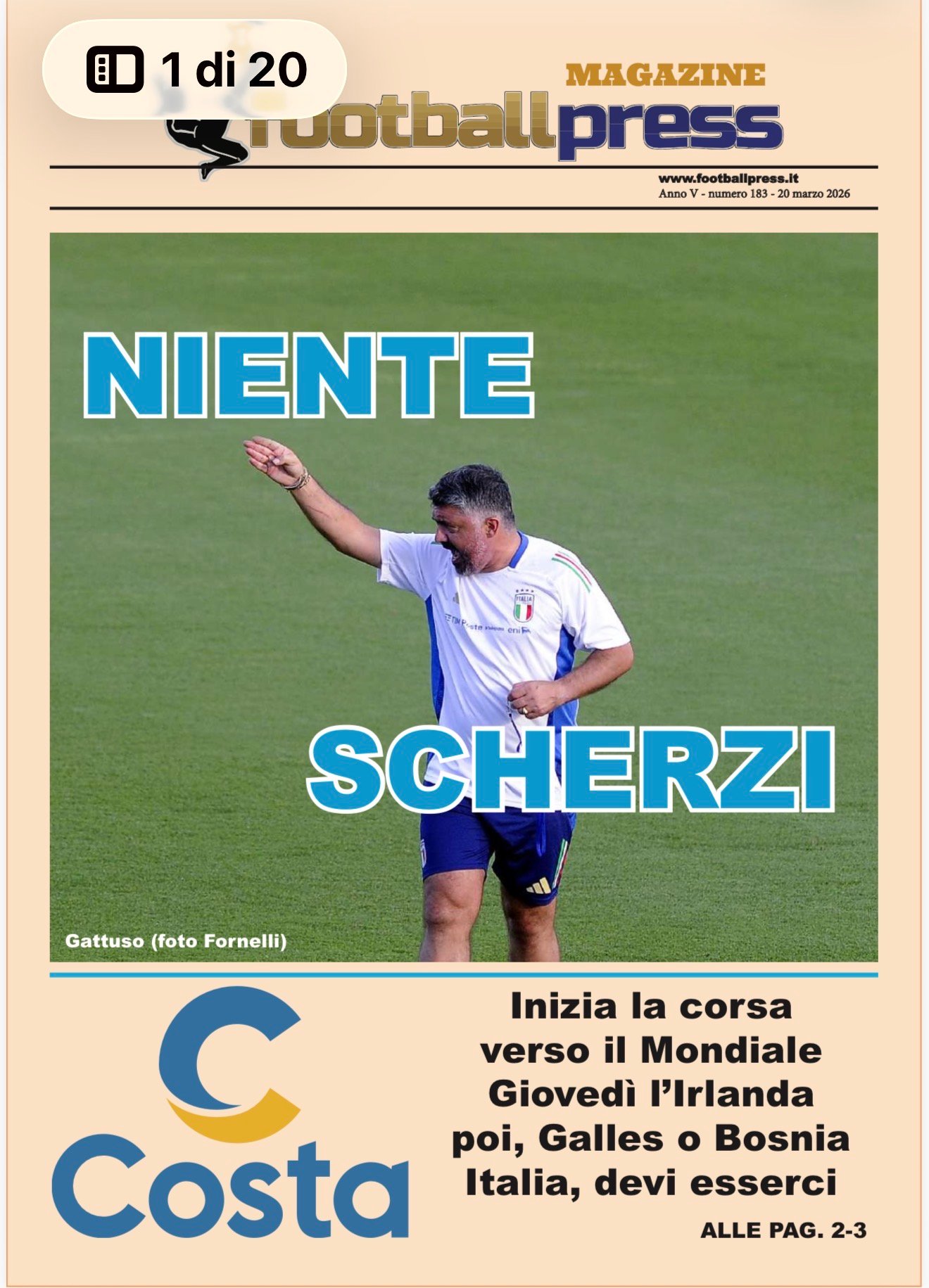 FOOTBALLPRESS MAGAZINE – NUMERO 183
