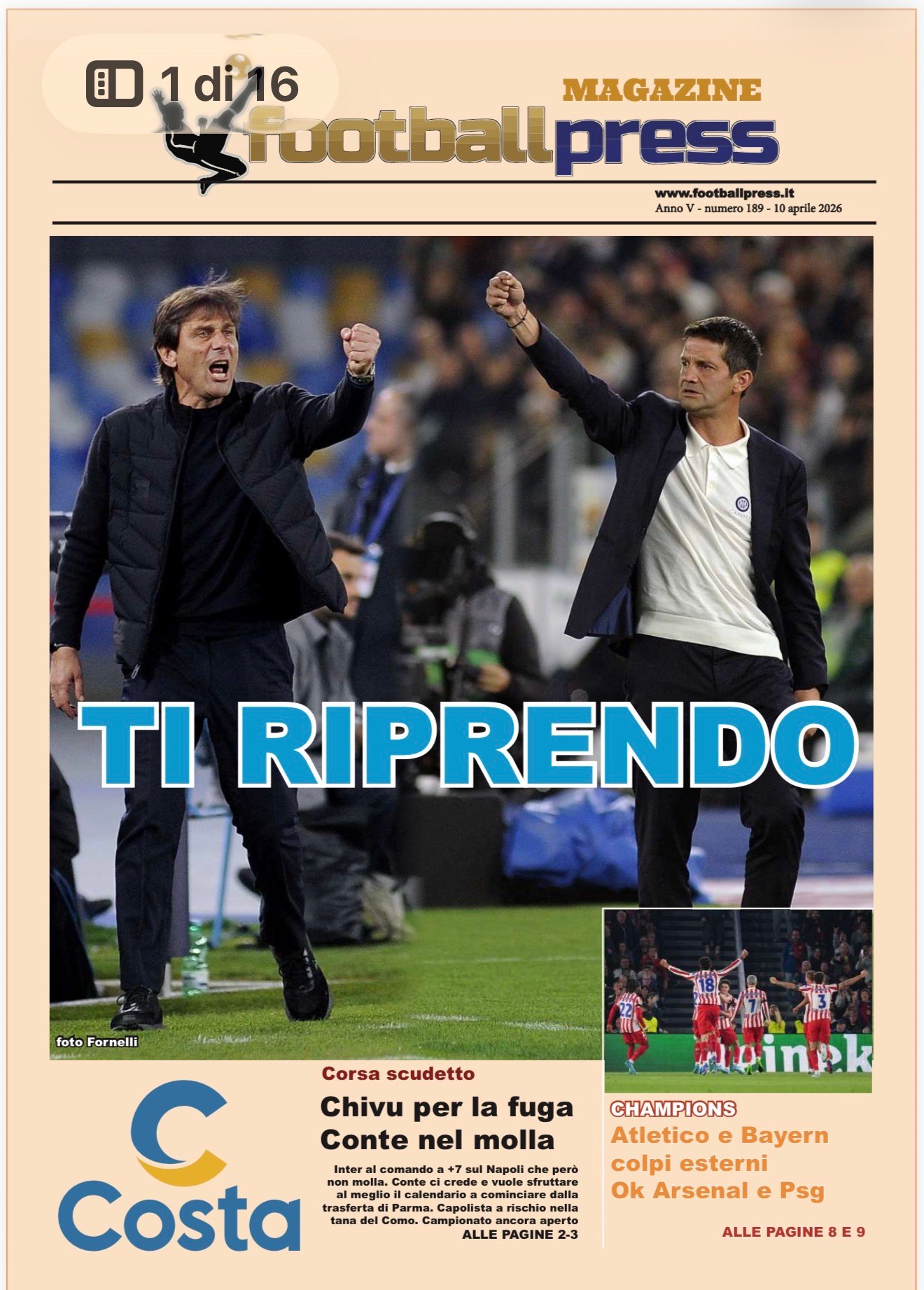 FOOTBALLPRESS MAGAZINE – NUMERO 189