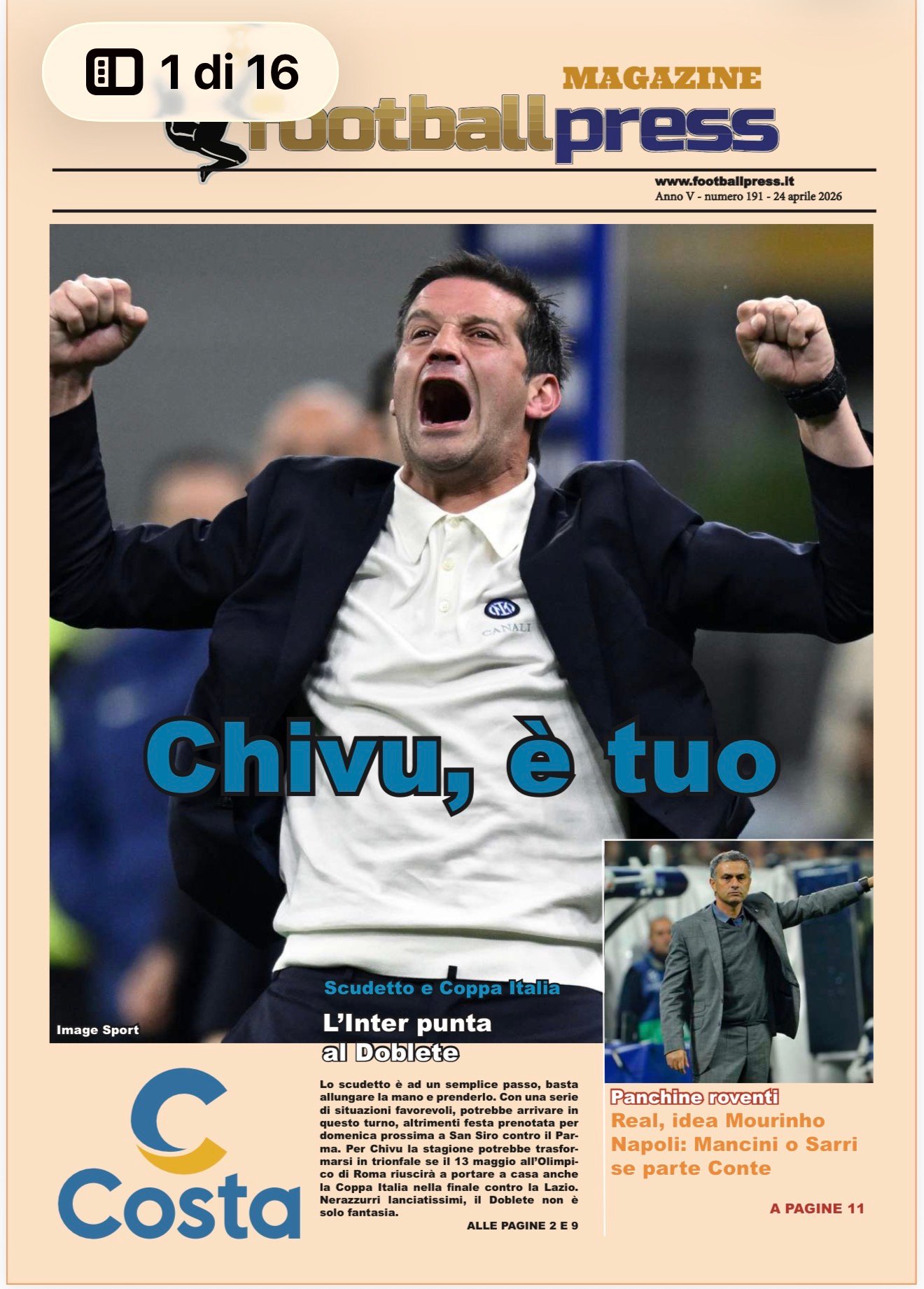 FOOTBALLPRESS MAGAZINE – NUMERO 191