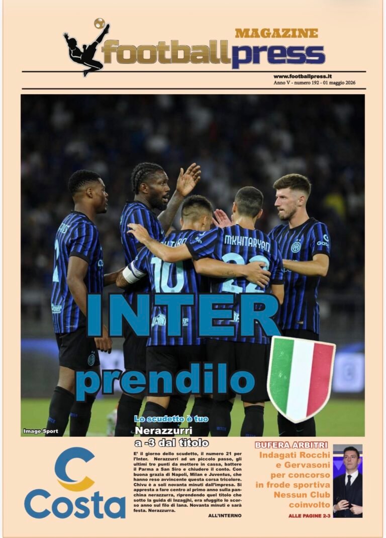 FOOTBALLPRESS MAGAZINE – NUMERO 192