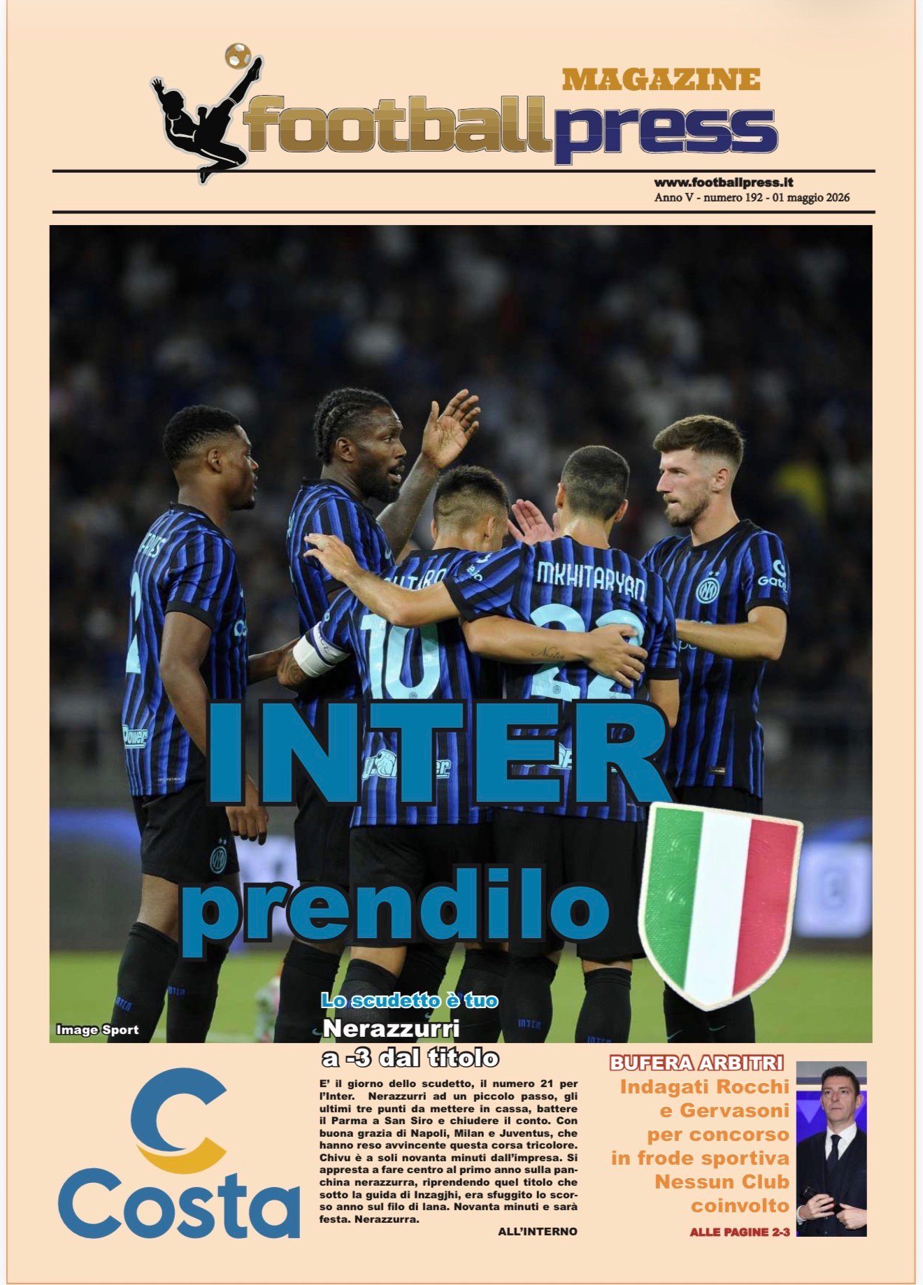 FOOTBALLPRESS MAGAZINE – NUMERO 192