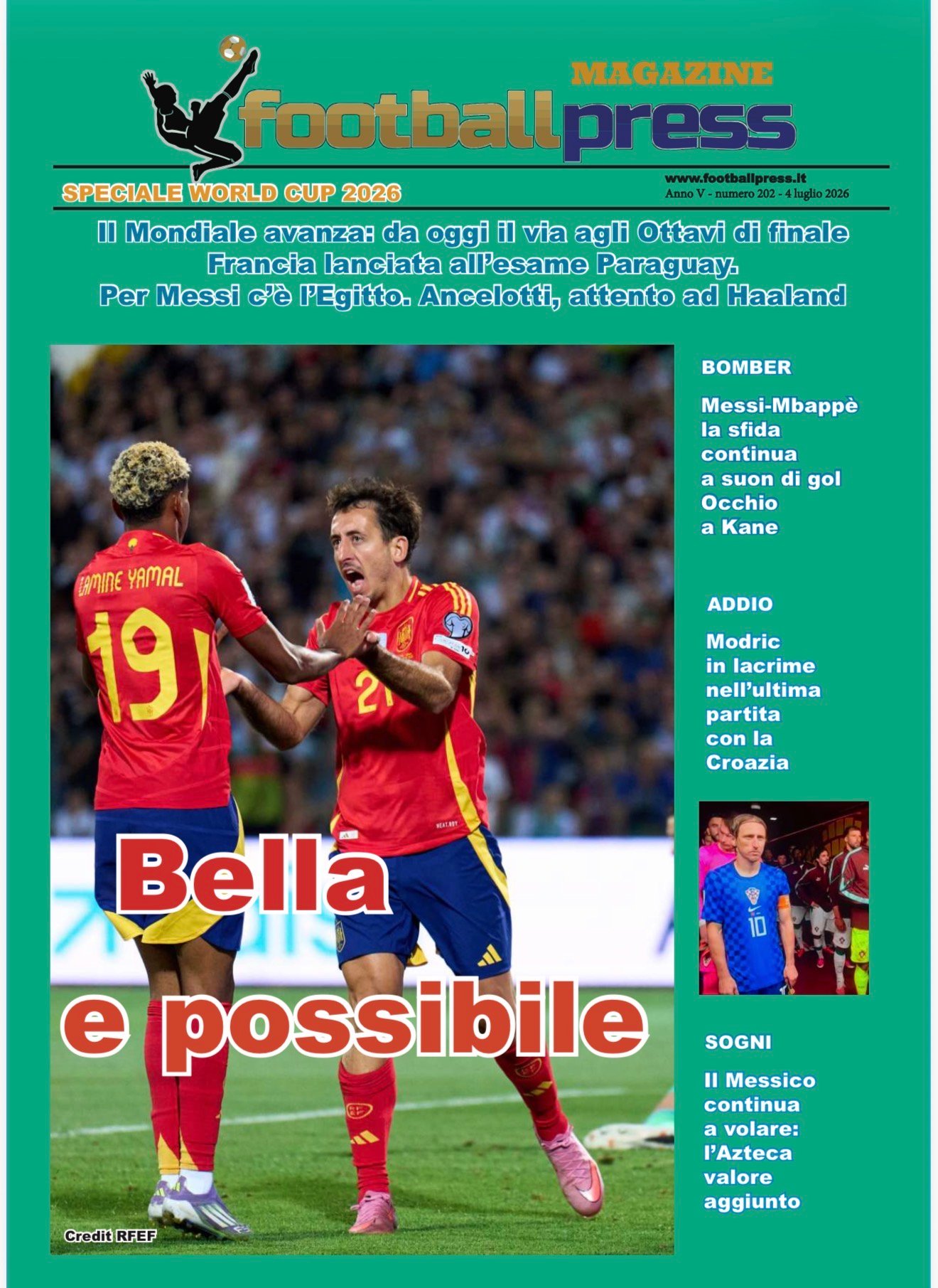 FOOTBALLPRESS MAGAZINE – NUMERO 202