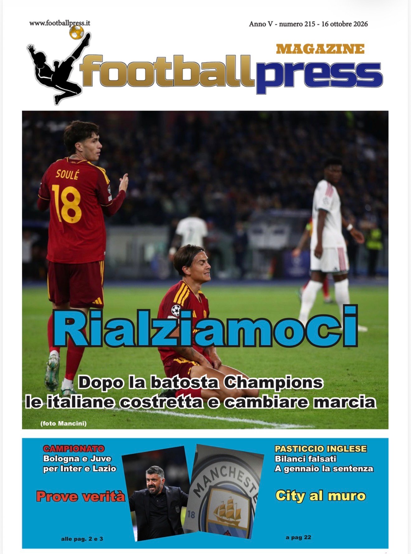 FOOTBALLPRESS MAGAZINE – NUMERO 215